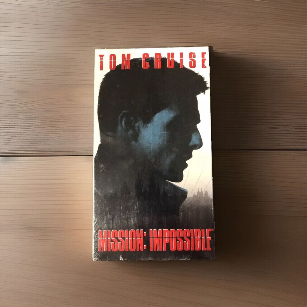 Mission: Impossible VHS 1996 Tom Cruise Action Adventure Spy Movie Sealed